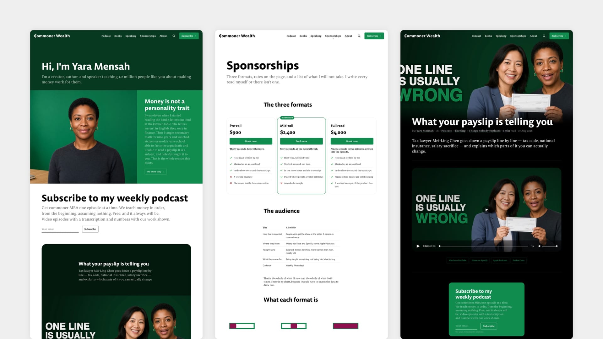 Branding: logo, accent colour and the black-or-white case