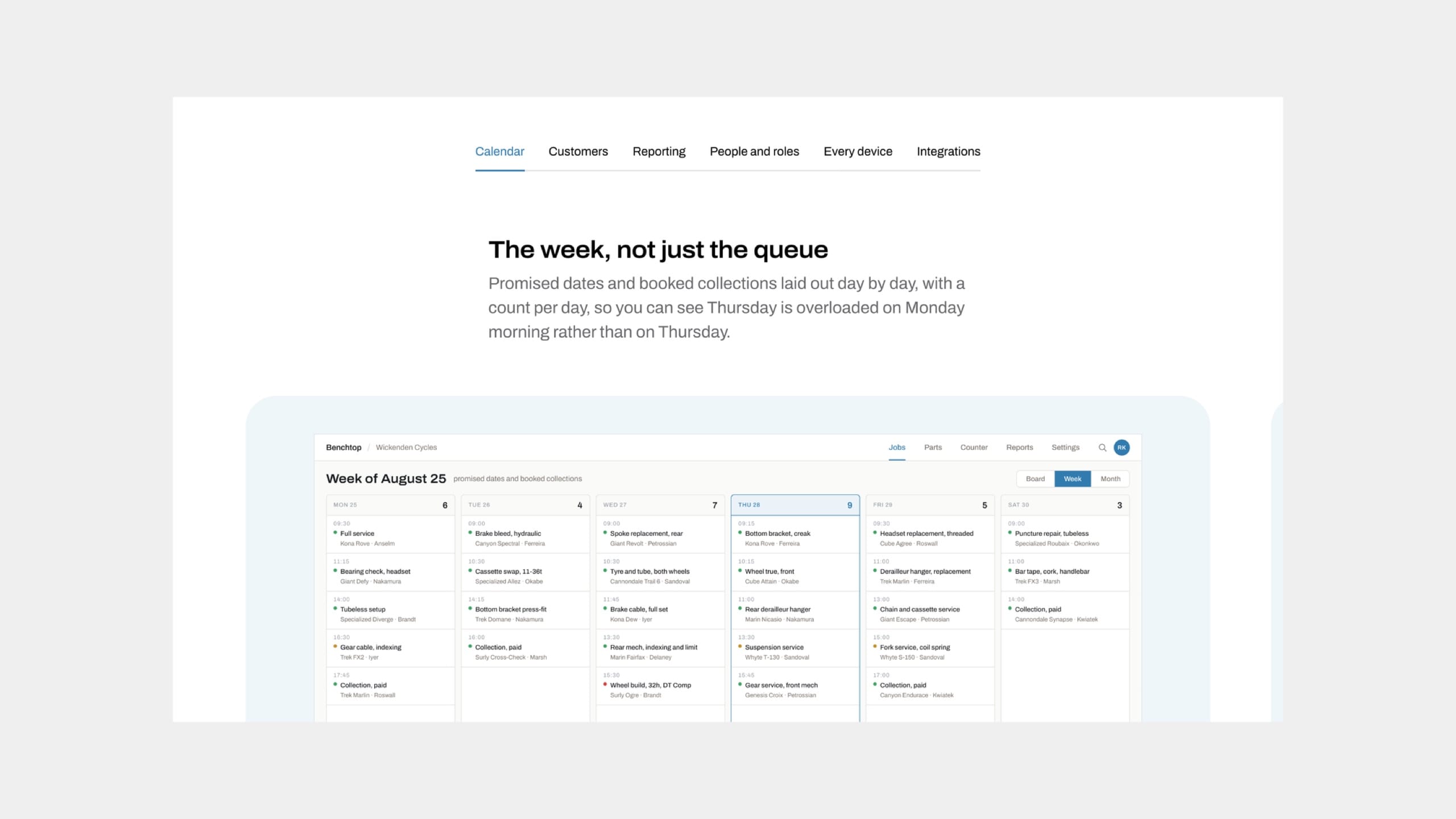 A Neutrino feature tab bar: a row of tabs above the selected panel and its image
